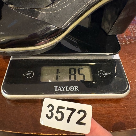 3572 Camper Bianca Black Heeled Sandals Cris Cross Detail Sz 10 - Picture 7 of 7